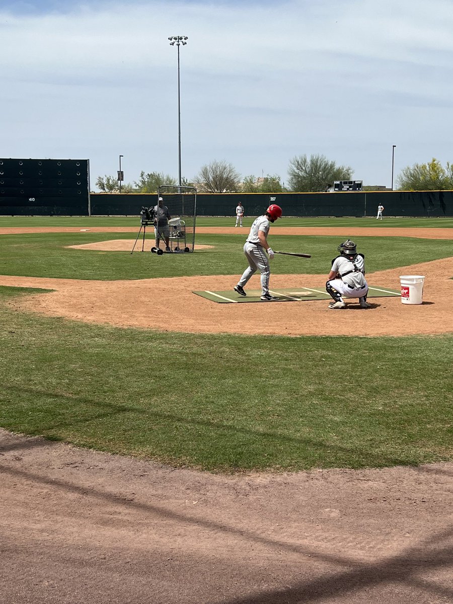 PBL1939's tweet photo. Taking some BP on Day 2 of our Spring Tryout Camp! https://t.co/t13gcPjldn