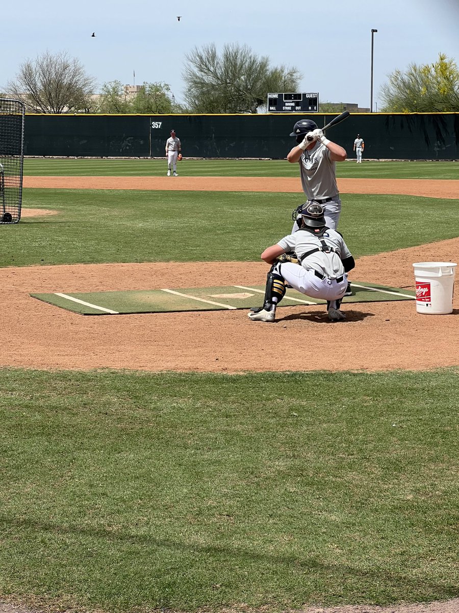 PBL1939's tweet photo. Taking some BP on Day 2 of our Spring Tryout Camp! https://t.co/t13gcPjldn