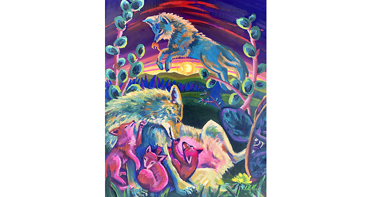 “Coyotes For All Seasons”, an exhibit featuring the work of 15 artists, will be on view in the LA Arts Gallery 4/24 6/16. The show explores how we discover our deep and abiding connections with those with whom we share our planet. bit.ly/3UOF0xp