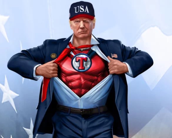 EACoinTalk's tweet photo. أطلق Donald Trump الرئيس الامريكي 🇺🇸 السابق السلسلة الثانية من مجموعة #NFT الخاصة به.

#العملات_الرقمية https://t.co/T1iBSGqwtD