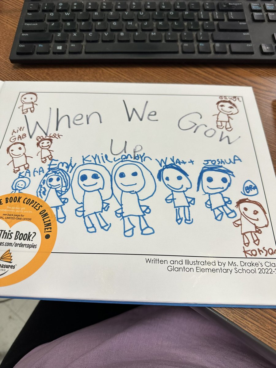 DrakeGes's tweet photo. My students are published authors!  I am so proud!  Thank you, @GES_ErinHicks for coming down to congratulate them!  @Glanton_Gators @glantongators @PBakerEducates https://t.co/CUVoDAczea