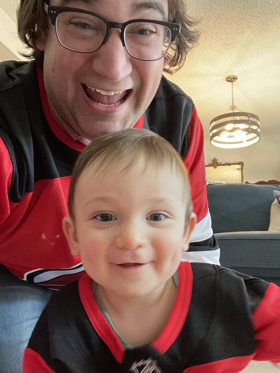 Dan_Villanova's tweet photo. @NJDevils @NJDevil00 crazy to think this is the only Devils my son knows! We can’t wait for puck drop! #RaiseHell #LetsGoDevils https://t.co/SUERj9RGoZ
