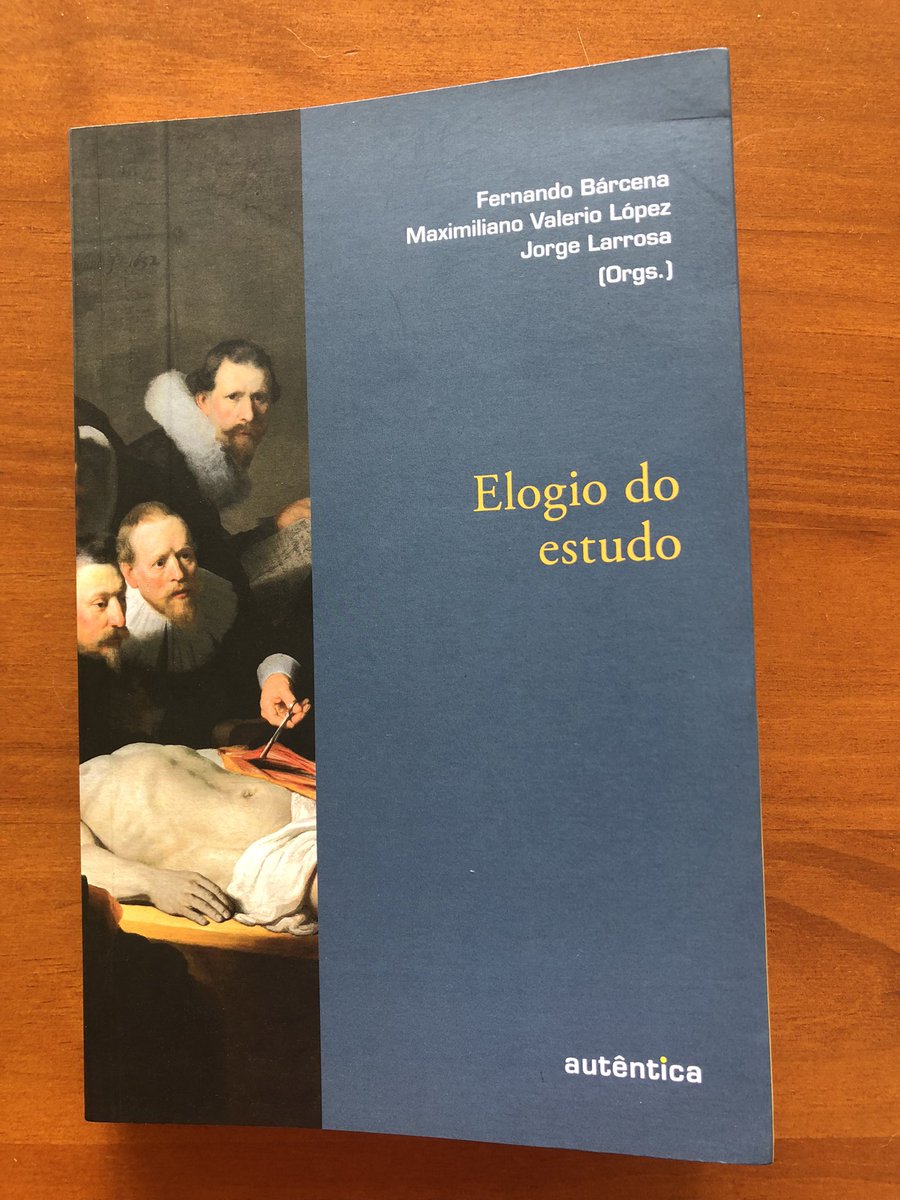 arautonho's tweet photo. @FelixEuller Você vai gostar demais desse livro aqui. Ele traça uma discussão filosófica sobre o estudo, pra mostrar que é um ofício que pode ser prazeroso (claro!), mas pressupõe uma relação duradoura, paciente e disciplina com o conhecimento a ser estudado. Bem na linha do que você falou. https://t.co/OILps1SnrJ