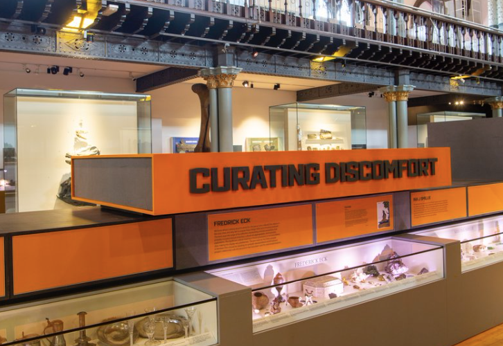 emmanix's tweet photo. Great to see the hard work being done by @zandrayeaman embedding an activist approach within @hunterian to ensure anti-racist practice. Thanks to @UK_ICOM for addressing the legacies of colonialism in Museums. #CuratingDiscomfort https://t.co/hBj7oLemI9