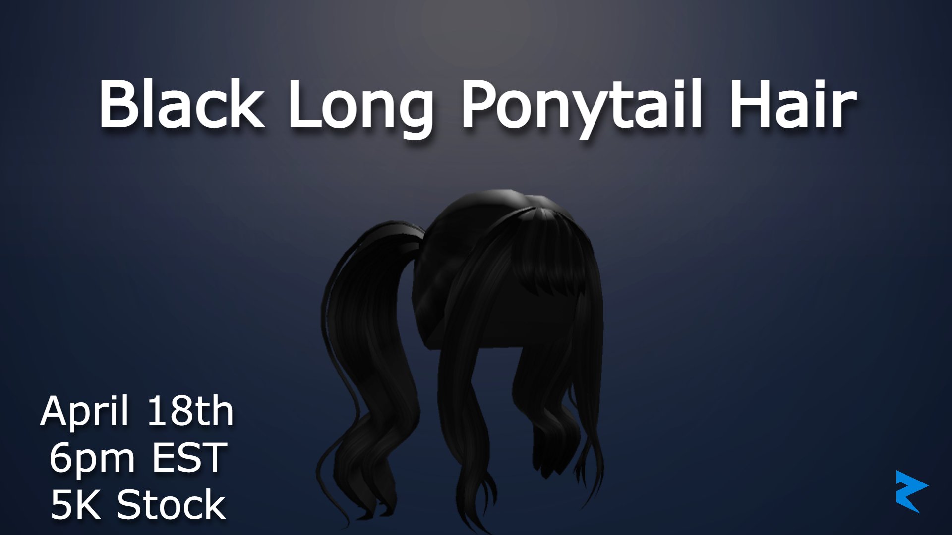 Popular Girl Blue & Black Hair - Roblox