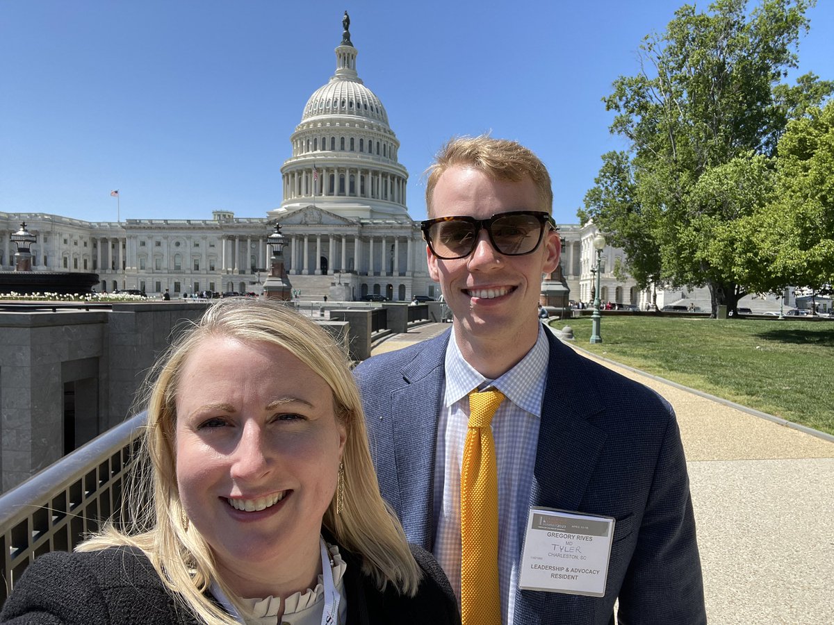 Did you know @RASACS members can apply for travel scholarships to attend #ACSLAS23? @gtylerrives got to join me on Capitol Hill to advocate with @AmCollSurgeons ! Who’s going next year??  @acsYFA @MUSCSurgery