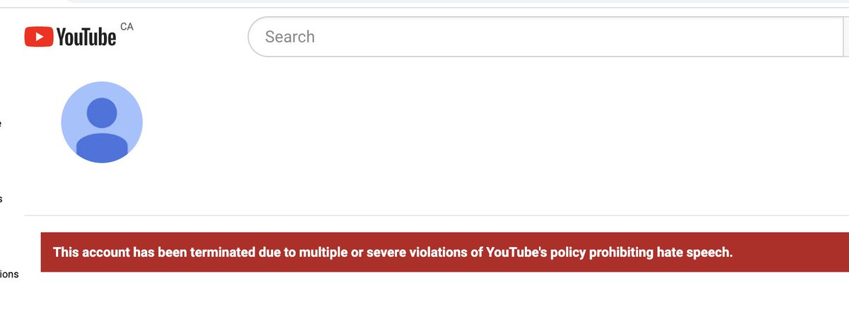 fishauf's tweet photo. @TeamYouTube falsely terminated my account. I had one political discussion video which was never even public, nothing in it was remotely hate speech. I use YT links on my business website, so you just took down my entire work portfolio. Please take another look at this account! https://t.co/BmyBV6tjQf