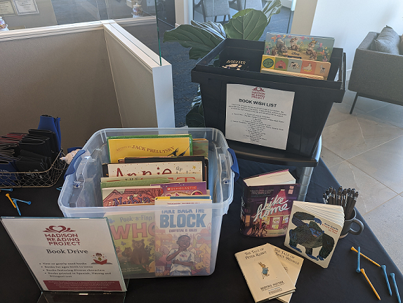 CapitolBank's tweet photo. We LOVE Power of Community Week! Our Book Drive for Madison Reading Project has begun. We can't wait to give the books to MRP!
Donate children's books at our 3 locations now-Fri 4/21. Visit @msnreadingproj for wish list &amp;  guidelines.#ChildrensBookDrive #CommunityBanking https://t.co/3Er0i62K0a