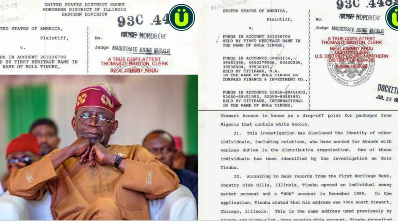 NNNewsMedia's tweet photo. Nigeria president elect, Tinubu, own several bank accounts to launder money for heroin distribution network - Report https://t.co/WkXNNhtpwe https://t.co/KWABTg9Yn0