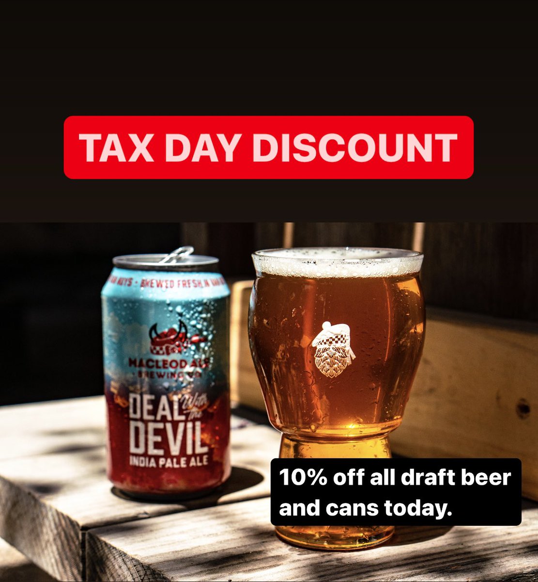 MacLeodAle's tweet image. Happy Tax Day!
