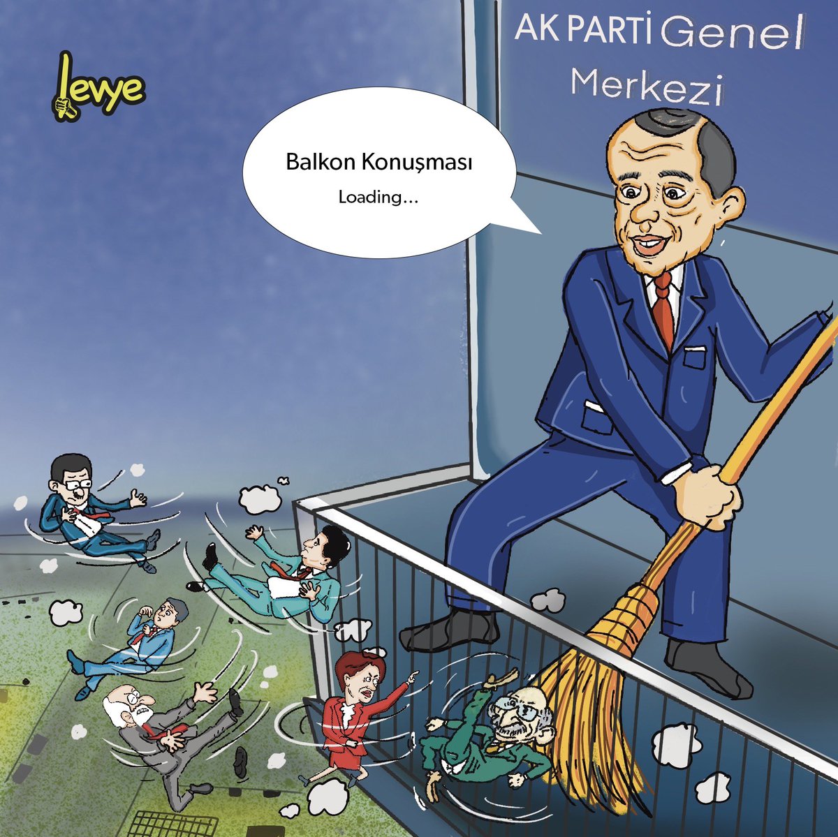 levyecom's tweet photo. Balkon konuşması loading…
#mizah
#RecepTayyipErdogan
#RTErdogan
#Secim2023
#levyecom https://t.co/yDdwQkIuWm