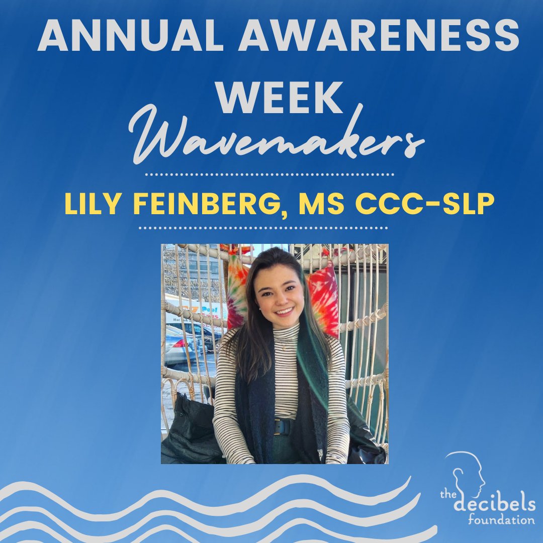 DecibelsFndn's tweet photo. Lily is a wonderful addition to the Deaf and Hard of Hearing Speciality Program and she's making a difference with the families she works with. #MakeWavesWithDecibels

Would you like to nominate a future Decibels Wavemaker of the Month? Email info@decibelsfoundation.org. #MWWD https://t.co/rf6S5UTgon