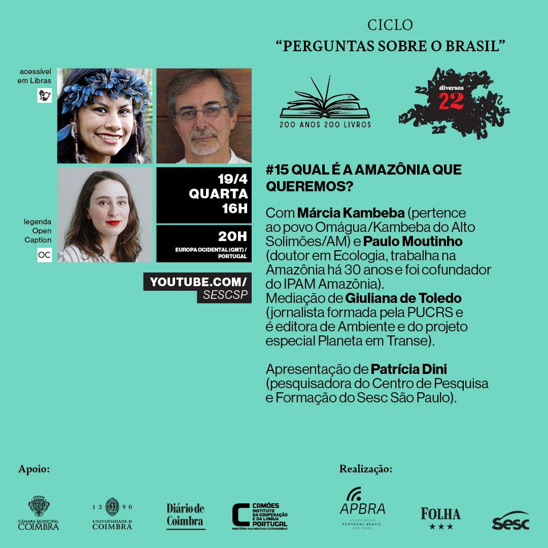 cpfsesc's tweet photo. Qual é a Amazônia que queremos?
Entre grupos de esquerda e de direita, há diversas propostas sobre a região amazônica.
Mas o que querem os povos originários?
Amanhã, às 16h no https://t.co/fCCD7nZLZQ teremos um debate sobre esse assunto tão pertinente.
Não perca!
#Diversos22 https://t.co/laSGZjnejd