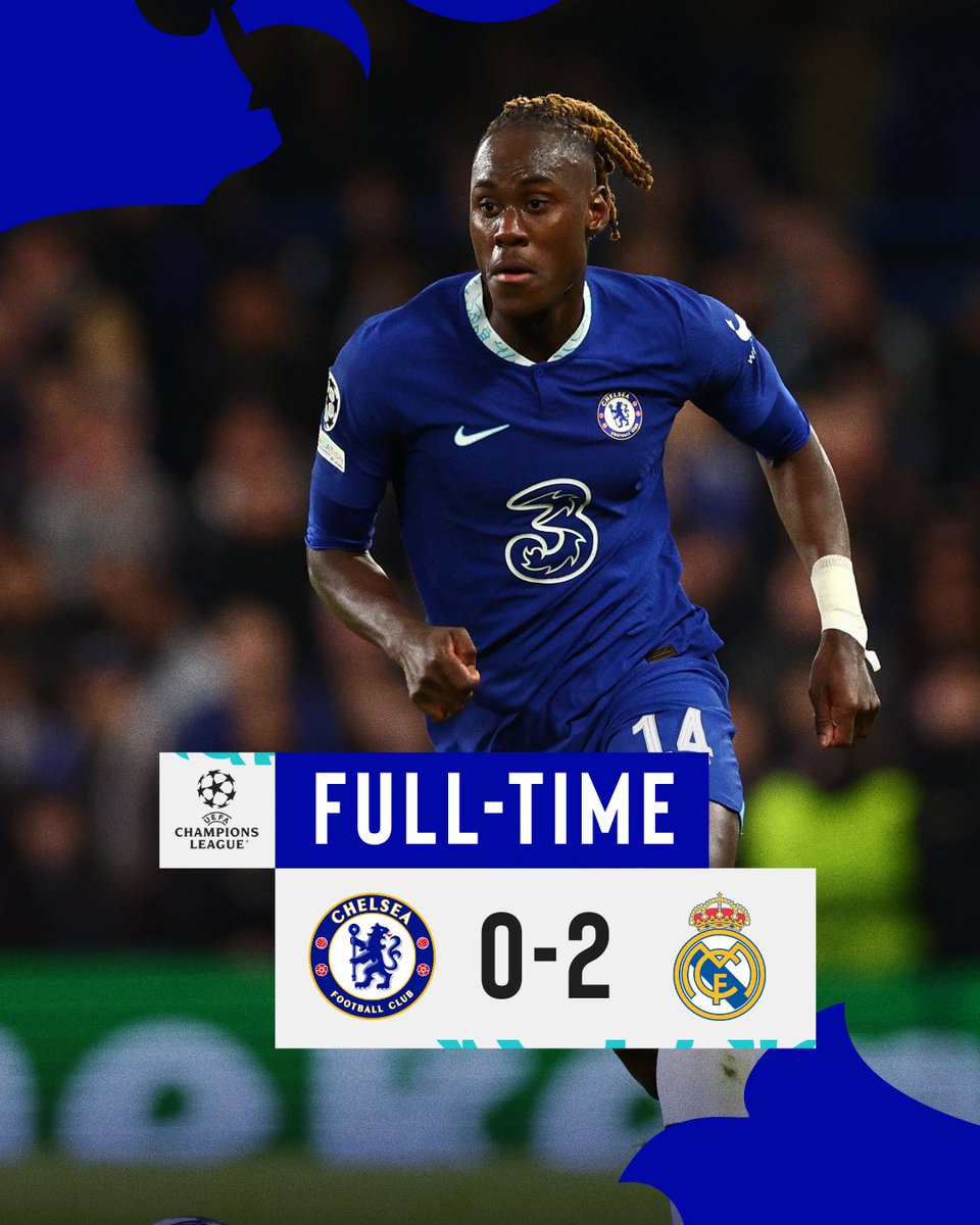 ChelseaFCinUSA's tweet photo. Our Champions League run has come to an end.

#UCL https://t.co/Yoj5YpwlQh
