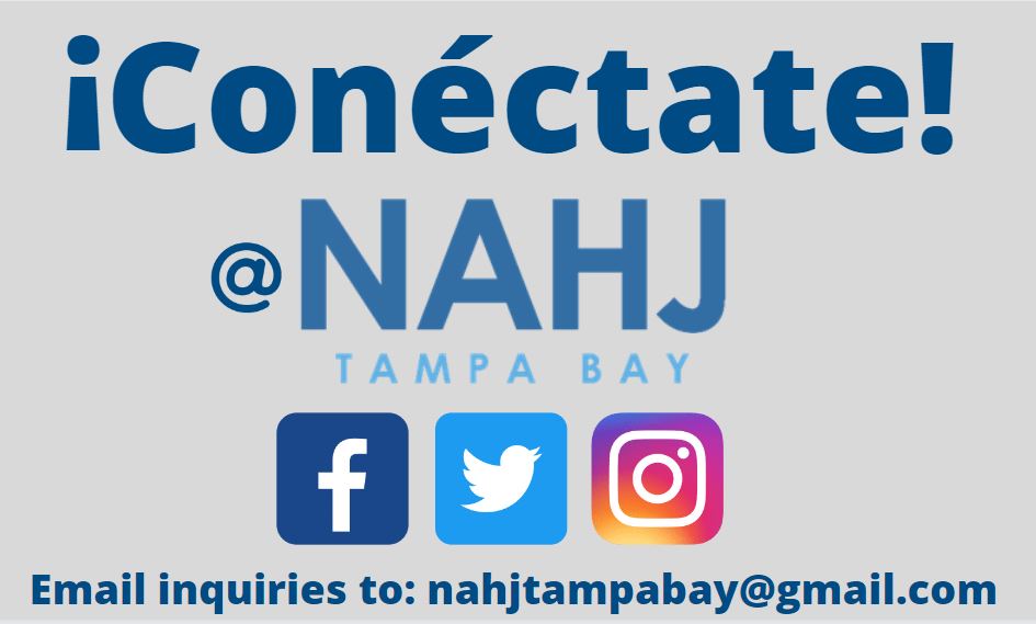 Llegamos, mi gente!  Keep up with the new NAHJ Tampa Bay chapter on all platforms!