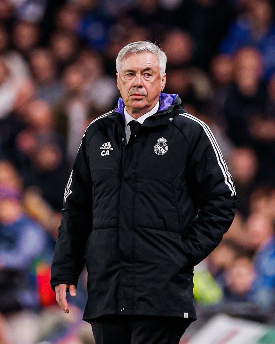 realmadrid's tweet image. 🤨 Don Carlo. Uno di noi.
@MrAncelotti | #UCL