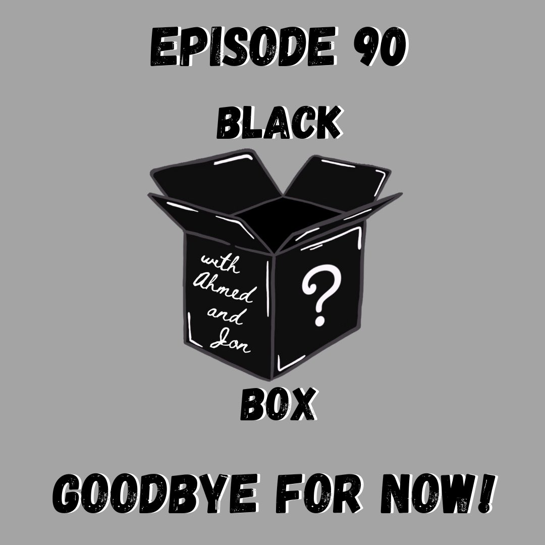 blckboxpodcast's tweet photo. Episode 90… Goodbye for now, out now! ❤️

This is going to be the last episode of the podcast, more of a goodbye than a full episode.

The podcast has achieved what it was set out to do. https://t.co/5qq1d7DMnZ