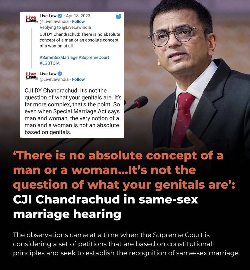 itsmittalHim's tweet photo. You either have XX aur XY chromosomes and based on that either #gender is identified!! You may like #SameSex or #OppositeSex but that has nothing to do with #GenderNeutral washrooms or teaching millions of #genders to small kids!!
That’s it, that’s the tweet!! https://t.co/98n0jdqAlg