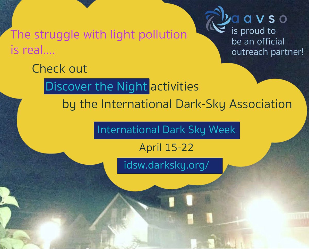 Visit idsw.darksky.org to learn more or join in the movement! <a href="/IDADarkSky/">DarkSky International</a> #DarkSkyWeek  #DiscovertheNight