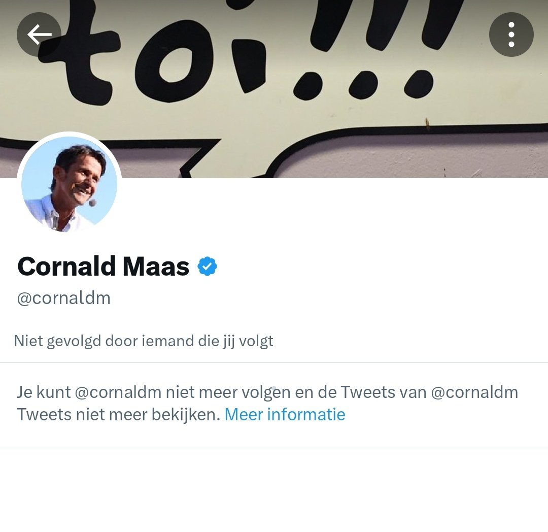 Marvinvdbroek's tweet image. Wat een fijne man die Cornald 😅 Die blokkeert  iedereen die ook maar een iets van commentaar heeft op het songfestival. Wel ironisch dat hij zelf met zijn live commentaar wel alles mag zeggen...🤣 #songfestival #cornaldmaas #avrotros