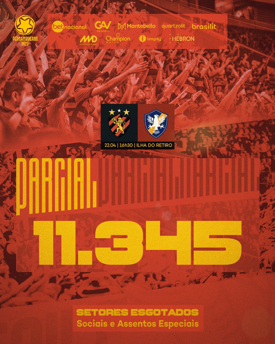 sportrecife's tweet photo. Tem Leão indo para o Ceará, mas a torcida já está garantindo o lugar na Ilha para a final do Pernambucano: passamos dos 11 mil rubro-negros! #EmBuscaDo43º

Venha apoiar nesta decisão: https://t.co/HEvY21i6B2. https://t.co/MgH1V1Qtcf