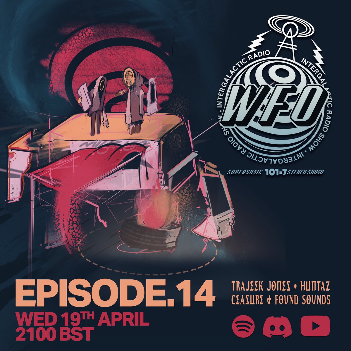 _taste32's tweet photo. Tune in tomorrow for
>_EPISODE 14
101.7 WFO Intergalactic Radio
w/ @CausticTergo
__
LIVEยฐ from the Galacticast at
2100 BST / 2000 UTC
โ
>_Relay #AllNomads #EnterTheFold
โ
#IntergalacticRadio #WebRadio #Cardano #WFO1017 #CausticTergo
_
LIVE feed : https://t.co/0cIMor7tDv https://t.co/34wlutrx53