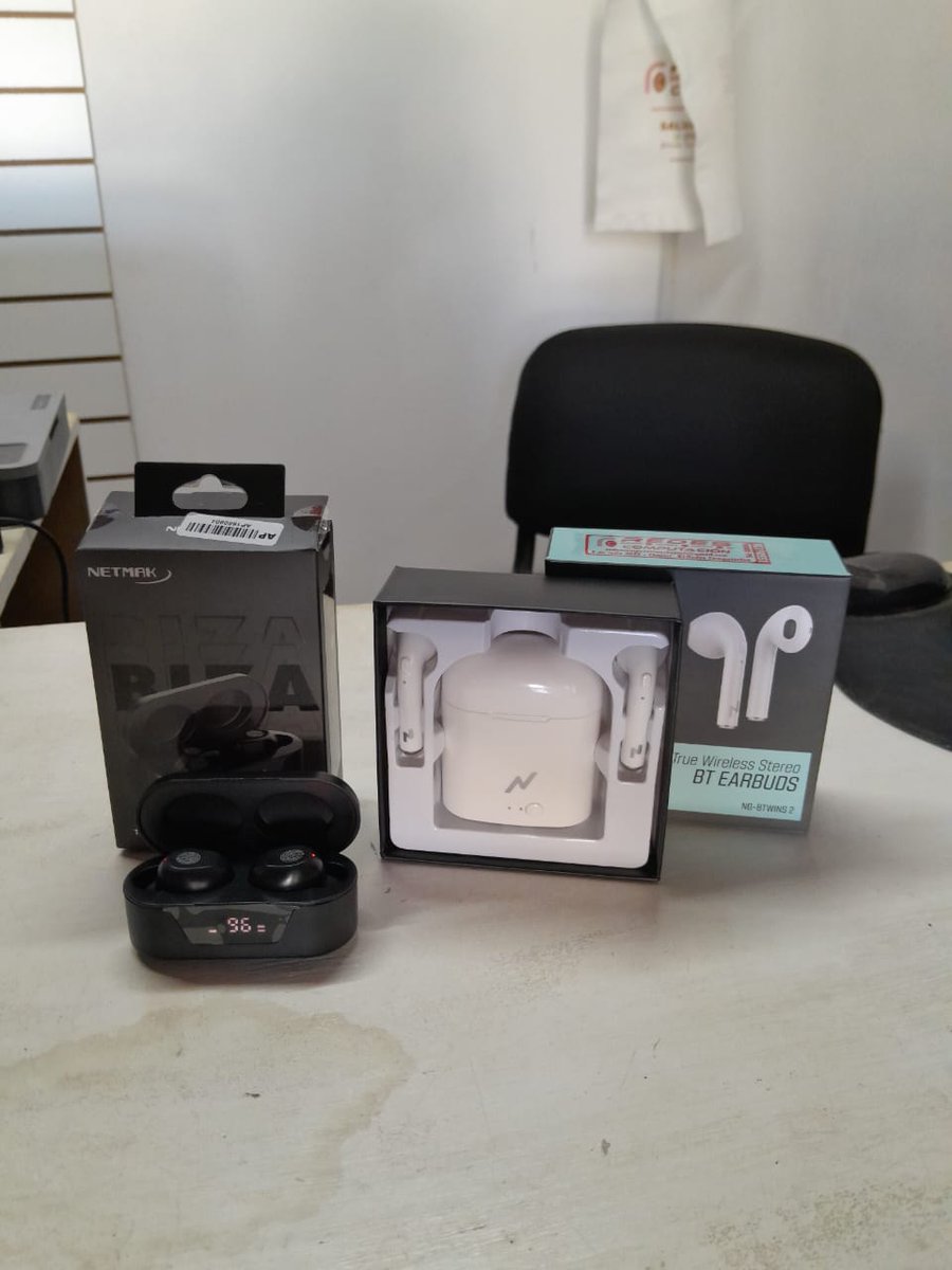 redescompch's tweet photo. Tu música en todo lugar
🎶 Auricular Netmak NM-BIZA Negro Earbuds. Cargador c/display
🎶Auricular Noganet NG-BTWINS 2 Blanco Bluetooth
#computacion #auriculares #bluethooth #netmak #noganet #nmbiza #btwins https://t.co/hA1uNvv2Uy