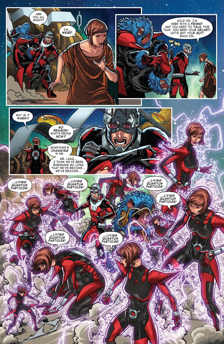 MaximilanMarvel's tweet photo. @TomislavNikolov @jayjjalen Definitely!
Replace #Kang with Baron Karza, #Veb with Bug & #Quaz with Arcturus Rann, and you have a pretty faithful Micronauts movie.
Everyone said the movie had "Star Wars" vibes, but that's because the Microverse comics were heavily inspired by the Rebellion v Empire dynamic https://t.co/su0UoZQW8U