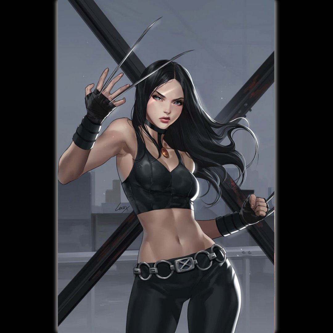 Coming soon! lerix li did a amazing job on this cover! x-23 has never looked so good! this goes live tomorrow at nerdpharmaceuticals.ca 4pm mst #x23 #comic #marvel #wovlerine