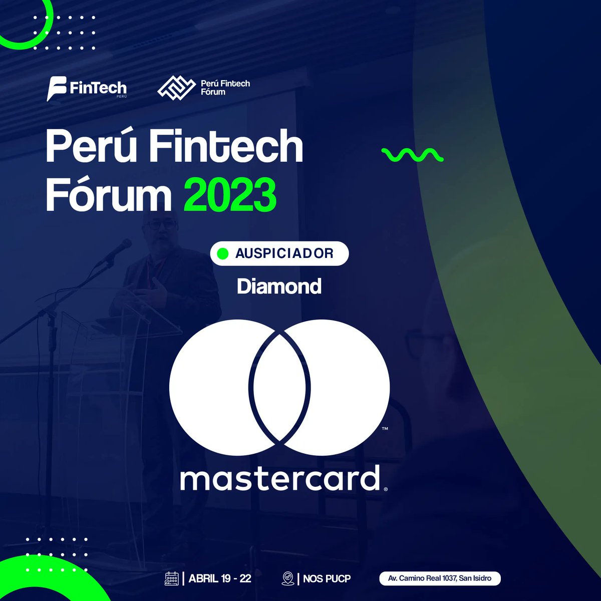 📊 ¡#PeruFintechForum2023 anuncia a Mastercard como Sponsor Diamond!

#Mastercard rediseña la economía digital para que todas las personas, #fintech, instituciones financieras, gobiernos y negocios.

Invitamos a conectar y establecer lazos de cooperación y negocios con Mastercard