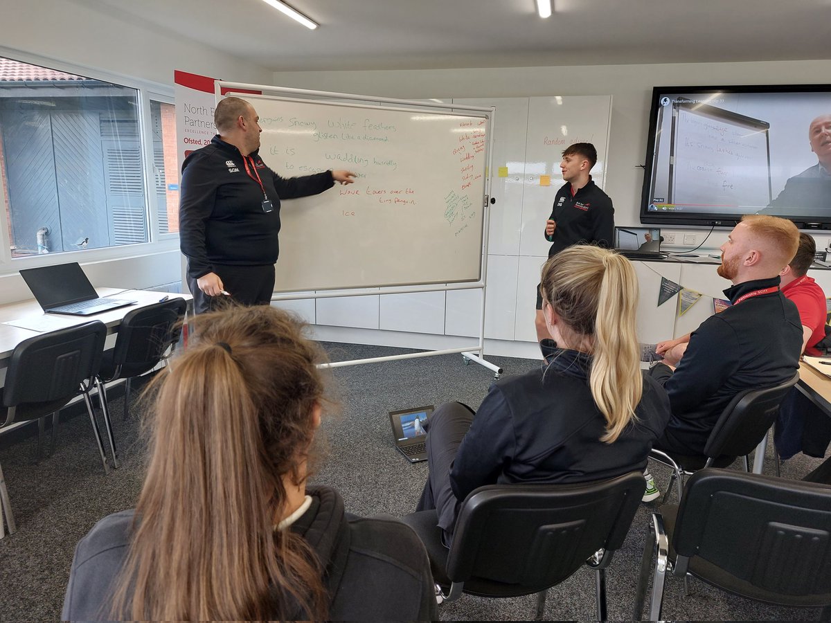 NepScitt's tweet photo. Fantastic work from our primary trainees today as we develop our work around assessment and embedding ideas for teaching English before starting final placement #talkforwriting #shortburstwriting #sharedwriting https://t.co/us7iegSbla