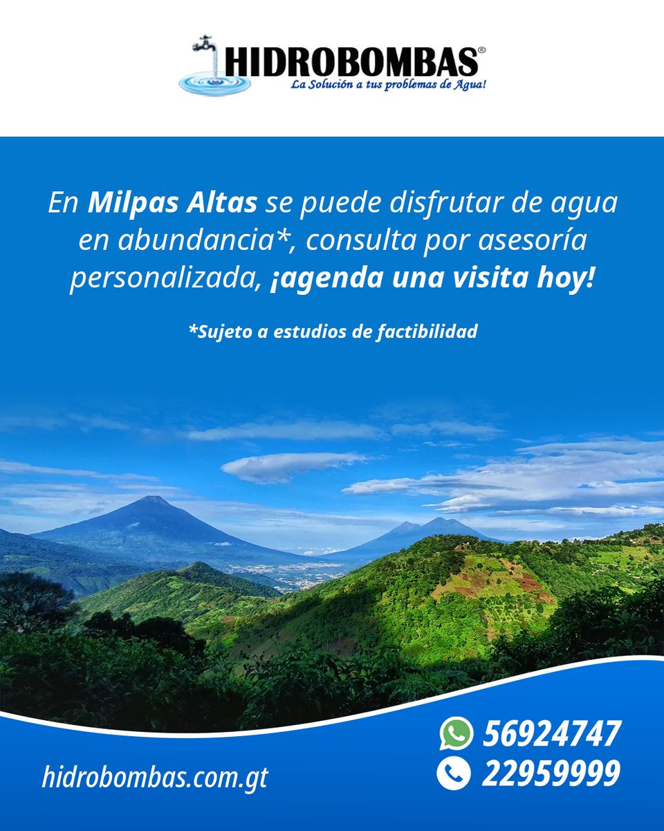 HidrobombasG's tweet photo. ¡Contáctanos! Será un gusto asesorate #hidrobombasguatemala
Ingresa a: https://t.co/cJVrUWvkGS https://t.co/mP8hDZ82U8