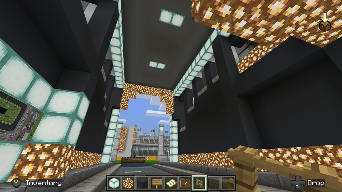 BbcCouncil's tweet photo. Today The BBC City Arena Had A Refresh As Entrance And front had a renovation last night! #BBCCity #BBCCityArena #musicals #musical #theater #theatre #minecraft https://t.co/RElqQuhmrl