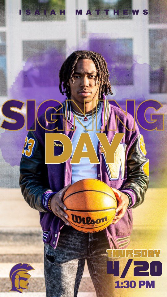 Isaiah0405_'s tweet photo. Signing day will be April 20th 1:30 PM at Whitesburg Christian Academy 🏛️💜 @AlabamaGenerals @2LiveQ_ @TheScottWhittle @HoopFrontAL @WeAreWhitesburg @beelitehoops_ @HChawksMBB https://t.co/UCjYBJMjv1