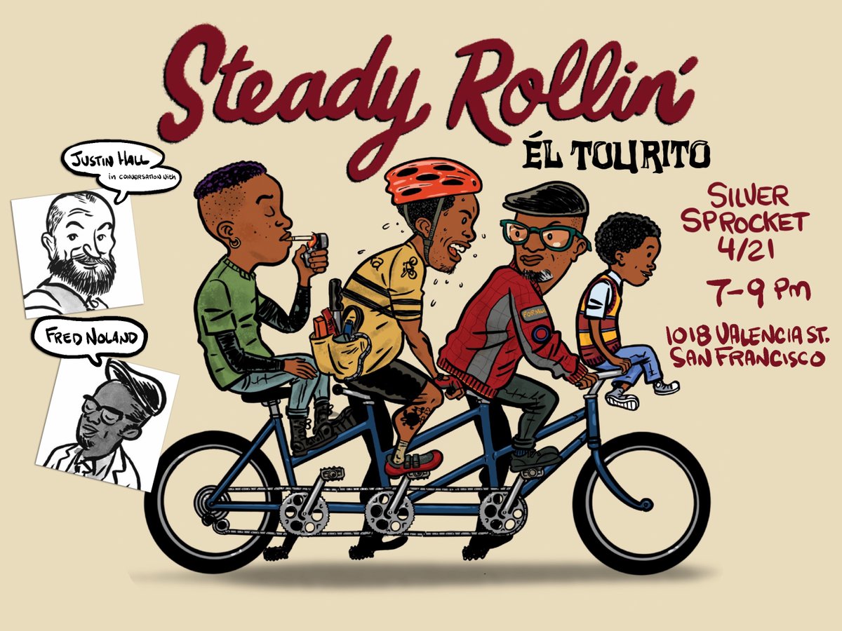 ccacomics's tweet photo. This Friday, don't miss Fred Noland in conversation with @justincomics at @ssbcpunk for the debut Noland's new book Steady Rollin’. From @BirdcageBottom, Steady Rollin' is a portrait of the author in time-lapse.
#SteadyRollin #Comics #SilverSprocket #Interview #CCAComics #CCAMFA https://t.co/cjLttxcmpq