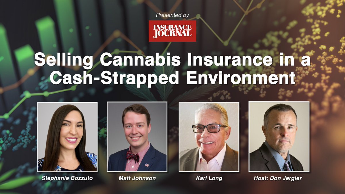 ijournal's tweet photo. Don't miss tomorrow's event:  Selling Cannabis Insurance in a 💵 Cash-Strapped Environment! 

Host @djergler will be speaking w/ guests Stephanie Bozzuto, Matt Johnson, and Karl Long!  @CannabisConnec @Trulieve #QuadScore

Register for free here! ⬇️
https://t.co/SsrwwL71Uy https://t.co/aV5TdZhNAv