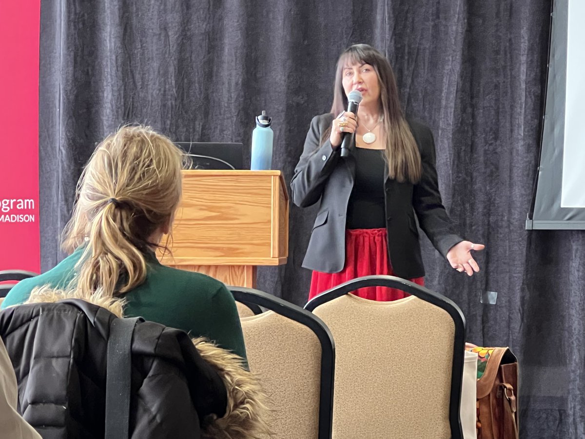WisconsinLaw's tweet photo. Thank you to Professor Shannon Speed for an incredible discussion of "Rethinking Violence Against Indigenous Women Through a Lens of Human Rights" for the 2023 Mildred Fish-Harnack Human Rights and Democracy Lecture. And thanks to everyone who attended in person or virtually. https://t.co/1LZEhsMuhD