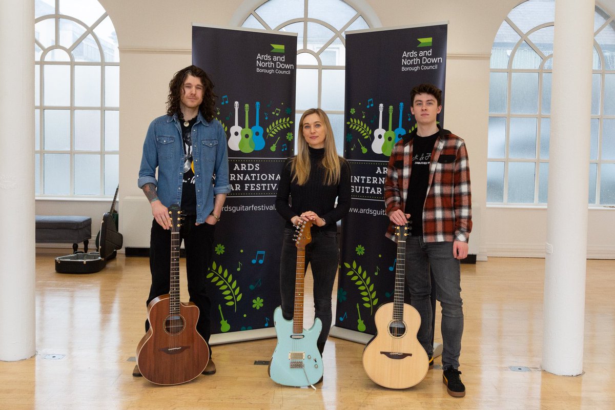 TOMORROW! 

#ardsguitarfestival will be rockin’ into Newtownards from Wed 19 -
Sun 23 April! 

Don’t miss out on this fantastic line-up! 
🎟️ ardsaguitarfestival.co.uk