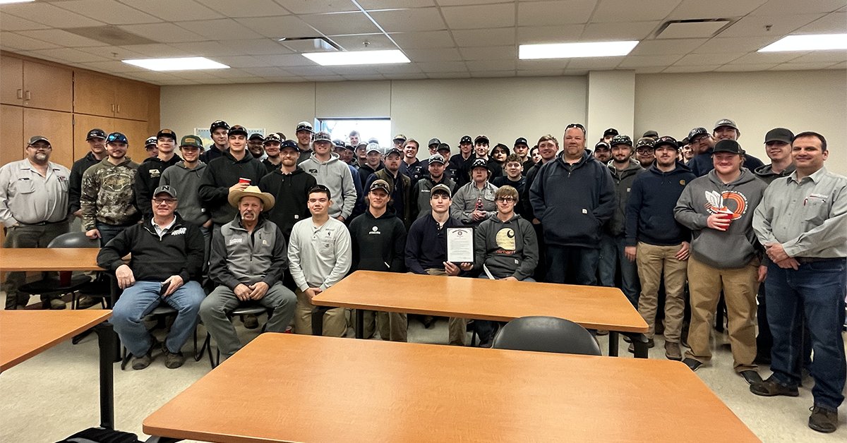 northeastedu's tweet photo. In honor of National Lineman Appreciation Day, we want to thank all of the linemen for their vital role in powering our communities. Shoutout to OUR future linemen and Utility Line Instructors! #ThankALineman #UtilityLine #NationalLinemanAppreciationDay #CCMonth https://t.co/9qpEURH3am