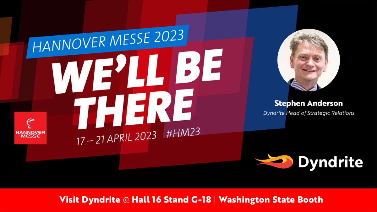 Visit Dyndrite at at Hannover Messe 2023 from April 17th-21st. Meet with our Head of Strategic Relations at Hall16, Stand G18. See our latest advancements in #3Dmetalprinting, LPBF software, materials & process development, and production automation. #Dyndrite #HannoverMesse2023