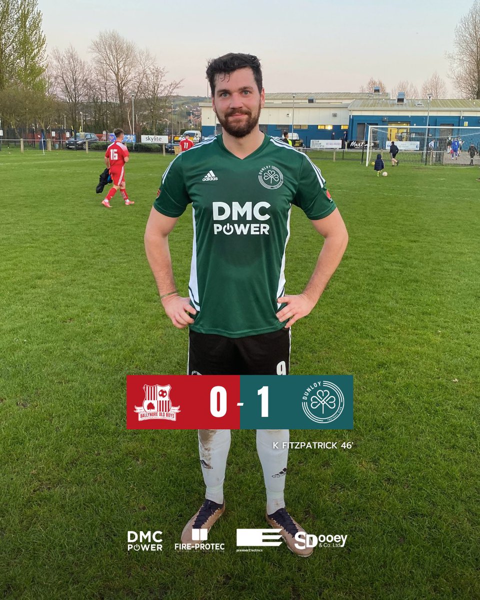 📈 𝗪𝗘 𝗔𝗥𝗘 𝗧𝗢𝗣 𝗢𝗙 𝗧𝗛𝗘 𝗟𝗘𝗔𝗚𝗨𝗘!

A hard fought win away to Ballynure OB sees us top of the BPFL tree. 

🤝 𝘚𝘱𝘰𝘯𝘴𝘰𝘳𝘦𝘥 𝘉𝘺: 𝘿𝙈𝘾 𝙋𝙊𝙒𝙀𝙍 • 𝙁𝙄𝙍𝙀-𝙋𝙍𝙊𝙏𝙀𝘾 • 𝙋𝙍𝙀𝙈𝙄𝙀𝙍 𝙀𝙇𝙀𝘾𝙏𝙍𝙄𝘾𝙎 • 𝙎 𝘿𝙊𝙊𝙀𝙔&amp;𝘾𝙊

#DunloyFC #Dunloy #FullTime