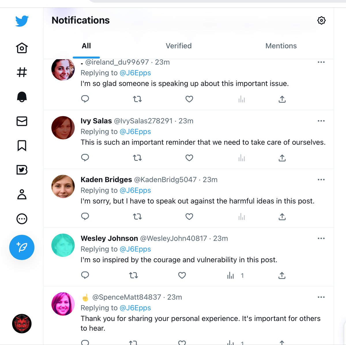 J6Epps's tweet image. Blocking all these hooker #leftnuts who are all up in my Notifs!!! Check the ambiguity of their posts.