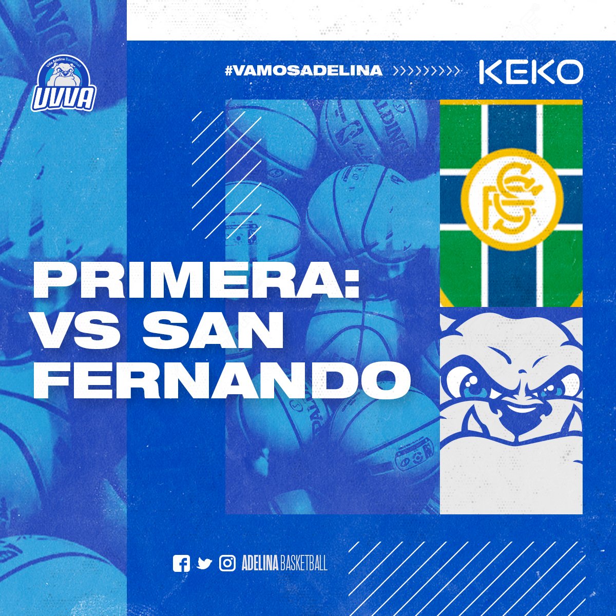¡LO QUE SE VIENE! 👀

Esta noche desde las 21.30 hs los Veteranos recibirán a Villa Mitre "A". Por su parte, la Primera del club visitará a San Fernando mañana por la noche, también desde las 21.30 hs.

#VamosAdelina🔵⚪