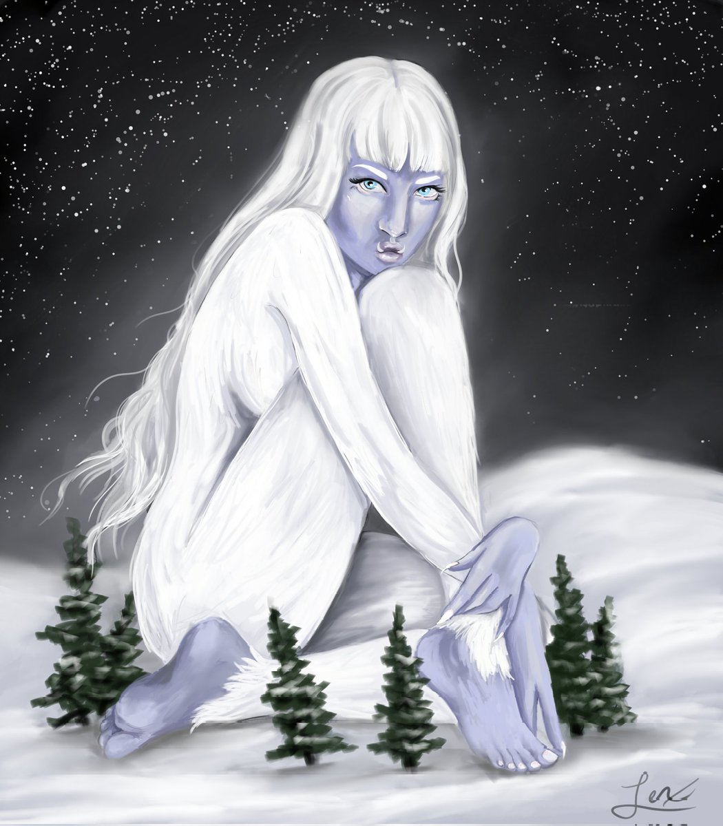 lexsartcreation's tweet photo. Let this be my way of saying goodbye to winter! Maybey, hopefully! we'll see... 

"Frost-Born Giant" Digital Painting, 2023. 

#art #artwork #digitalart #digitalpainting #yeti #giant #frostborn #artist  #lexsartcreations #lexwallaceart https://t.co/hkKvoOBTYX