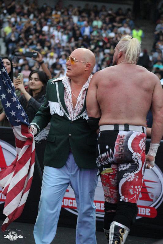 Triplemania Monterrey <a href="/luchalibreaaa/">Lucha Libre AAA Worldwide</a> - <a href="/realJackFancy/">Jack Fancy</a> and <a href="/RealSamAdonis/">Sam Adonis</a> ! Next Triplemania is Tijuana July 15, Sam Adonis &amp; Psycho Clown vs. LA Park &amp; Rush 
Photo <a href="/CelyMaravilla/">⚠️Cely Maravilla⚠️</a> #lucha #luchalibre #prowrestling