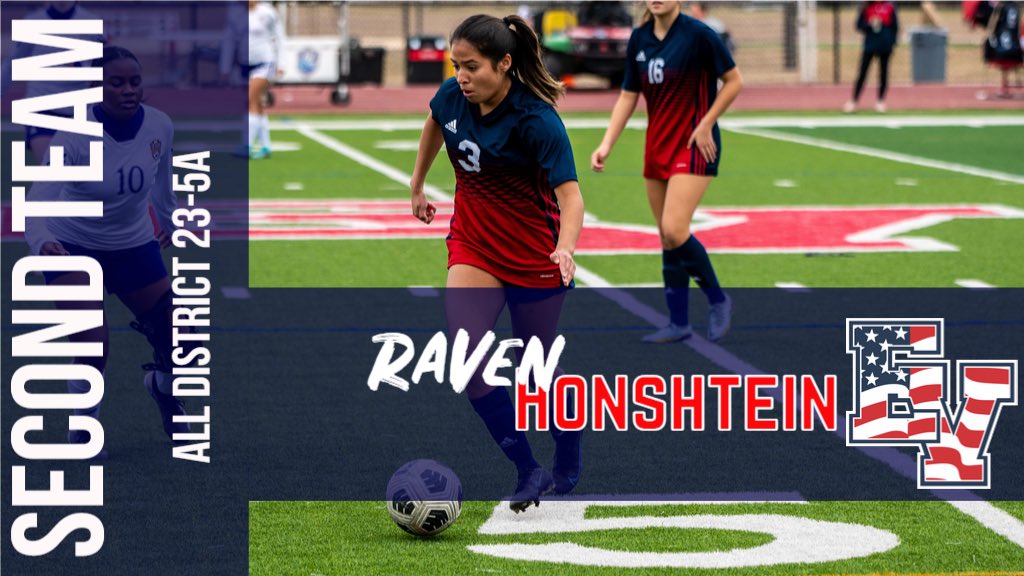 ⭐️SECOND TEAM ALL-DISTRICT⭐️ Left back Raven Honshtein was not only part of holding down our defense but also pushed up and involved in the attack- finishing the season with 6 goals!!🔥 Congrats Raven! We are so proud of you!! 📸: @ev_patriotnation