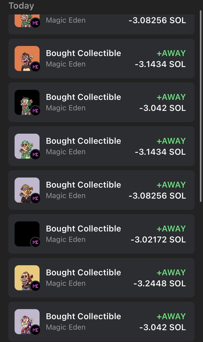 Just SWEPT 10 more <a href="/MileHighApeClub/">Mile High Ape Club</a>, had to get some Runaway Apes in the bag as well.

🤝