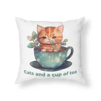 HugMeaow's tweet image. I just added a new design to my shop! hugmeaow.threadless.com/designs/cats-a… #cat #tea #mymoment