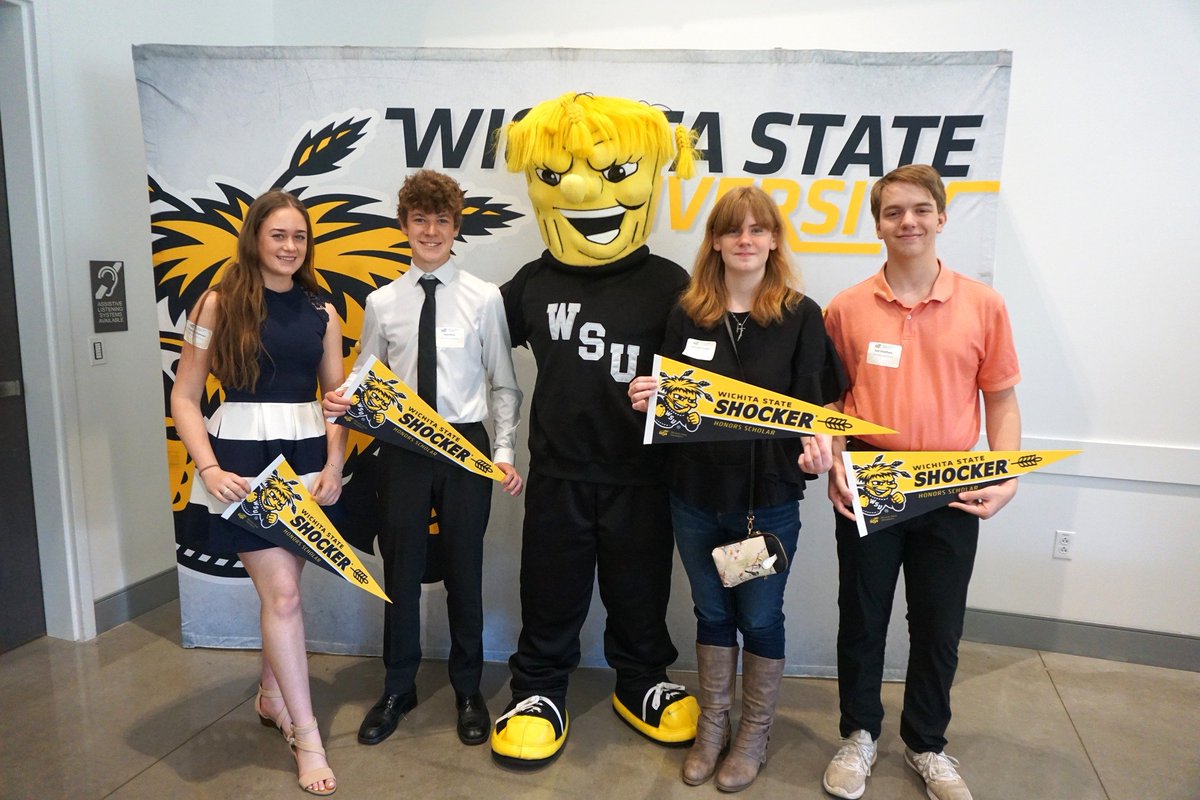 With 2⃣2⃣5⃣ people in attendance, good times were had at our Shocker Honors Scholars Reception in Overland Park. Congrats to all of our recipients and special shout out to Monya from my alma mater Highland Park &amp; Braden from <a href="/wrhsgo/">WRHS Counseling</a>. Cheers to all of our high-achieving juniors!