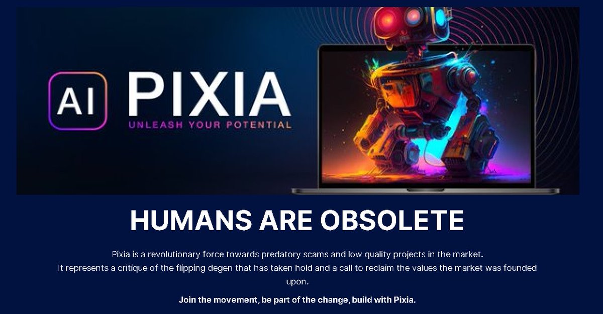 Hayess5178's tweet photo. Some links if you wish to see what $PIXIA #PixiaAi is all about.
Twitter @PixiaAi
Linktree with all links https://t.co/bW8QioFv8c
Dextools chart https://t.co/4TLnqja9HW
Contract 0x67675239fa58c84e75f947c14f566842dccb69ae
#Uniswap #Bitcoin https://t.co/PtbFqv834Q